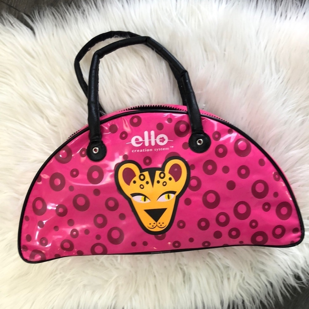 Vintage Ello Creation System With Pink Carrying Case